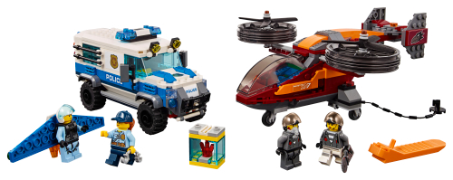 Polizia aerea: furto di diamanti — set LEGO 60209