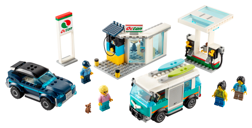 Stazione di servizio — set LEGO 60257