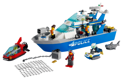 Motoscafo della Polizia — set LEGO 60277