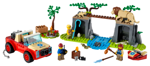 Fuoristrada di soccorso animale — set LEGO 60301