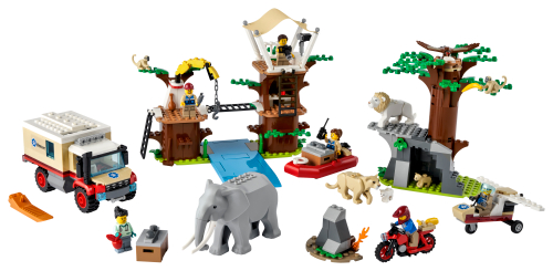 Accampamento di soccorso animale — set LEGO 60307