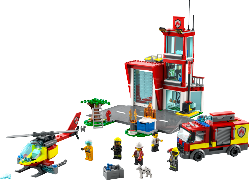 Lima Dwelling Beskatning Fire Station 60320 - LEGO® City - Building Instructions - Customer Service  - LEGO.com US