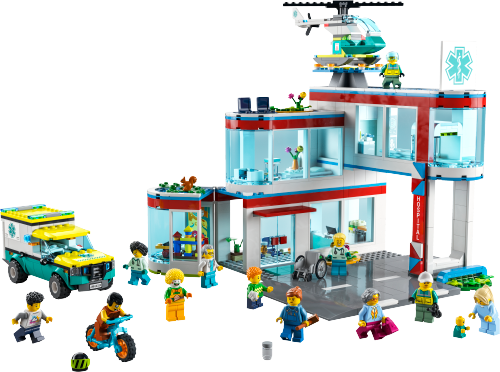 Watt højt Anstændig Hospital 60330 - LEGO® City - Building Instructions - Customer Service -  LEGO.com US