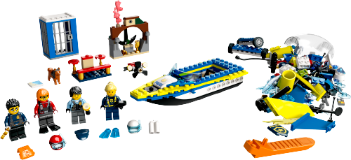 Missioni investigative della polizia marittima — set LEGO 60355