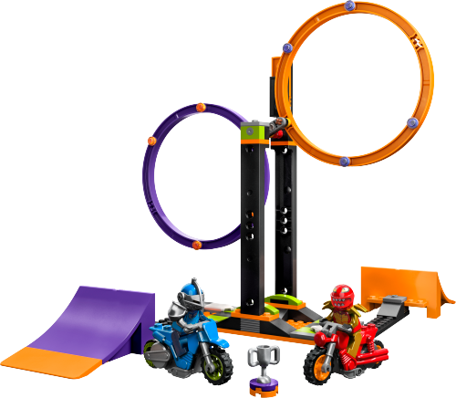 Sfida acrobatica: anelli rotanti — set LEGO 60360