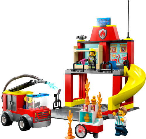 Fire Station and Fire Truck 60375 LEGO® City - Building Instructions Customer Service - LEGO.com US