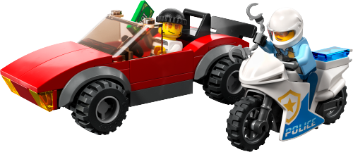 Inseguimento sulla moto della polizia — set LEGO 60392