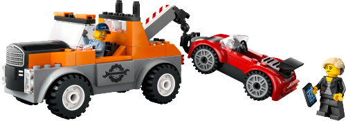 Autogrù e officina auto sportive — set LEGO 60435