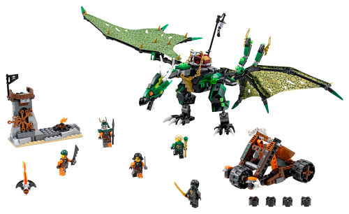 Dragone NRG verde — set LEGO 70593