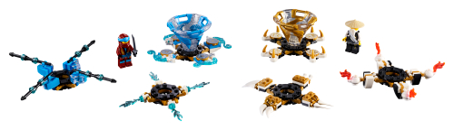 Nya e Wu Spinjitzu — set LEGO 70663