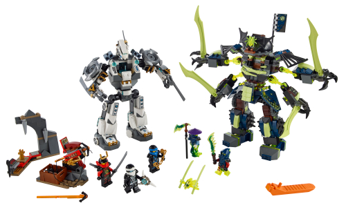 La battaglia dei robo-titani — set LEGO 70737