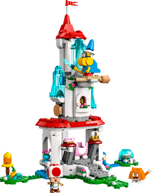Cat Peach Suit and Frozen Tower Expansion Set — LEGO set 71407