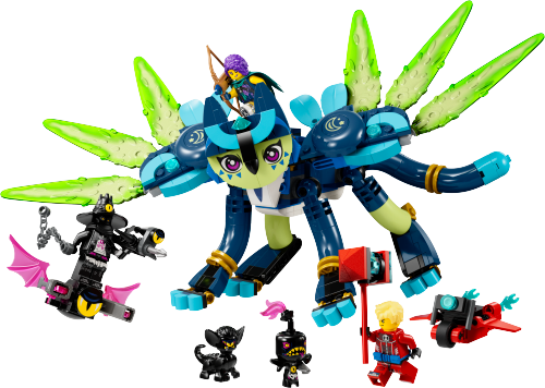 Zoey e Zian, il gatto-gufo — set LEGO 71476