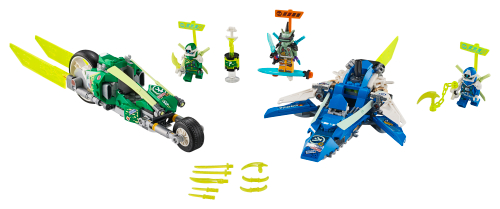 I bolidi di velocità di Jay e Lloyd — set LEGO 71709
