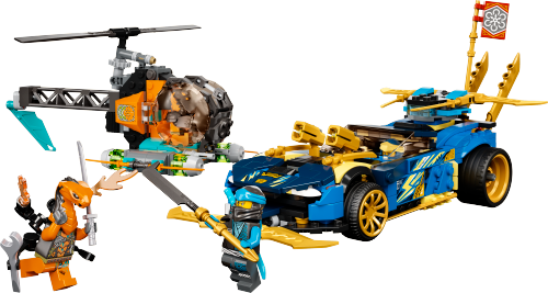 Auto da corsa di Jay e Nya - EVOLUTION — set LEGO 71776