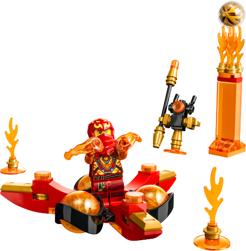 Salto mortale Spinjitzu del drago di Kai — set LEGO 71777