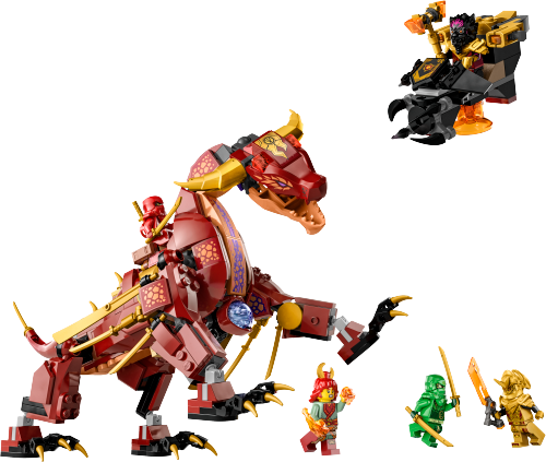 Dragone di Lava Transformer Heatwave — set LEGO 71793