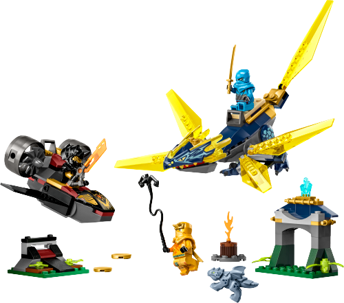 Nya e Arin: battaglia per il piccolo drago — set LEGO 71798