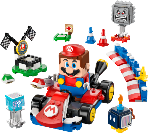 Mario Kart – Interactive Mario & Standard Kart — LEGO set 72043