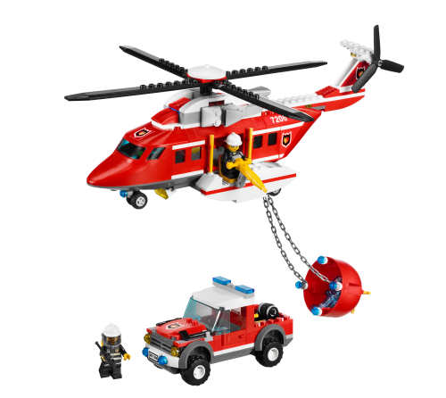 Elicottero dei Pompieri — set LEGO 7206