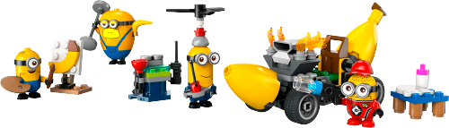 I Minions e l’auto banana — set LEGO 75580
