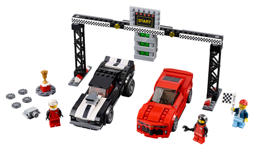 Gara di accelerazione Chevrolet Camaro — set LEGO 75874
