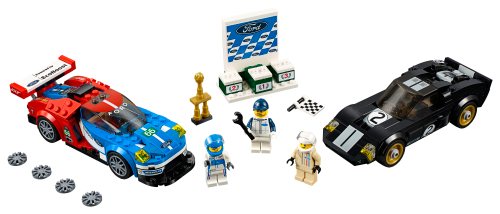 2016 Ford GT & 1966 Ford GT40 — LEGO set 75881