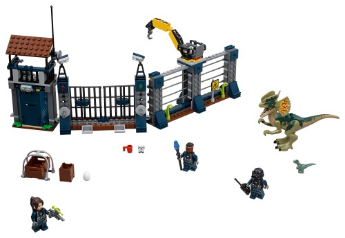 Attacco all'avamposto del Dilofosauro — set LEGO 75931