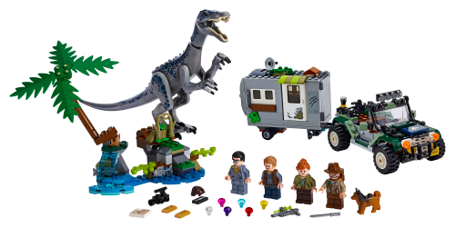 Faccia a faccia con il Baryonyx: caccia al tesoro — set LEGO 75935