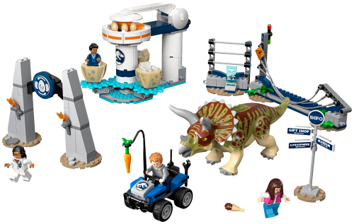 L'assalto del Triceratopo — set LEGO 75937