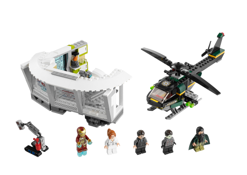 Iron Man: attacco alla residenza di Malibu — set LEGO 76007