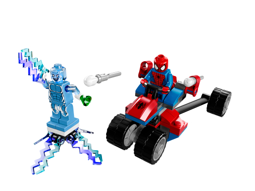 Moto-ragno vs. Electro — set LEGO 76014