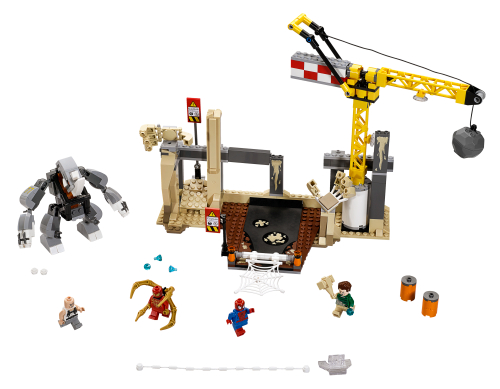 L'alleanza criminale di Rhino e l'Uomo Sabbia — set LEGO 76037