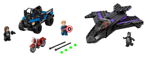 L'inseguimento di Pantera Nera — set LEGO 76047