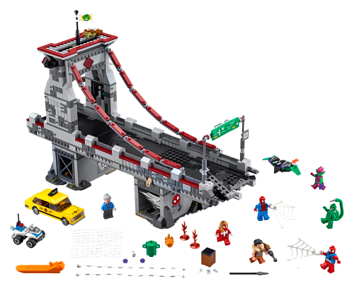 Spider-Man: la battaglia sul ponte dei Web Warriors — set LEGO 76057
