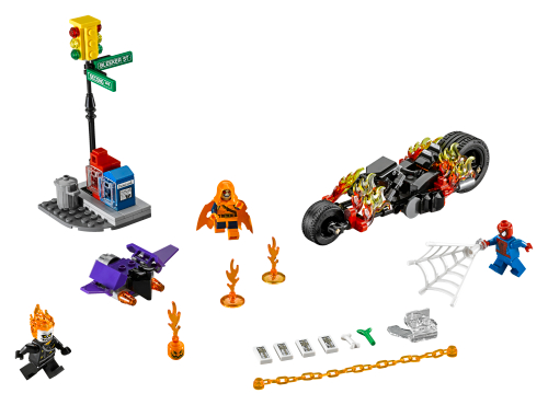 Spider-Man: Ghost Rider si allea — set LEGO 76058