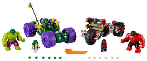Hulk contro Red Hulk — set LEGO 76078