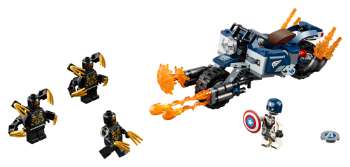 Samle falme Stirre Captain America: Outriders Attack 76123 - LEGO® Marvel™ - Building  Instructions - Customer Service - LEGO.com US