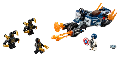 Captain America: attacco degli Outrider — set LEGO 76123