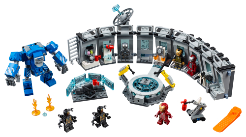 Sala delle Armature di Iron Man — set LEGO 76125