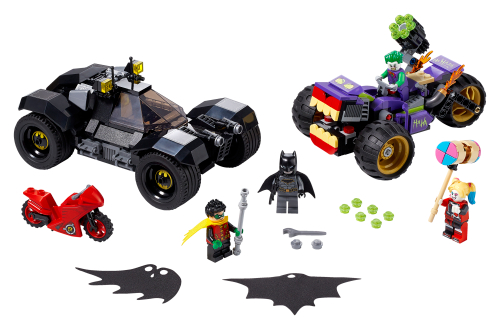 All'inseguimento del tre-ruote di Joker — set LEGO 76159