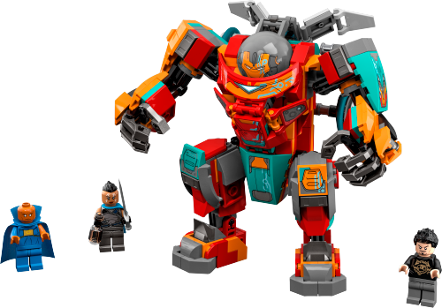 Iron Man sakaariano di Tony Stark — set LEGO 76194