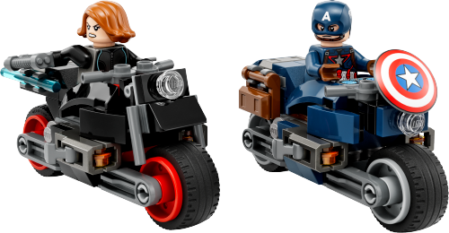 Motociclette di Black Widow e Captain America — set LEGO 76260