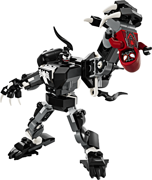 Venom Mech Armour vs. Miles Morales — LEGO set 76276