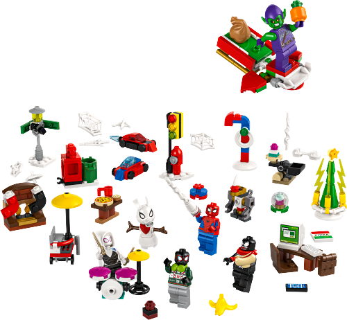 Calendario dell’avvento 2024 Spider-Man — set LEGO 76293