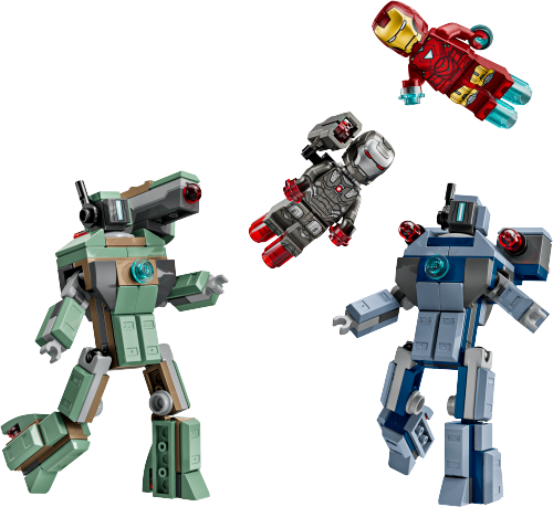 Iron Man & War Machine vs. Hammer Drones