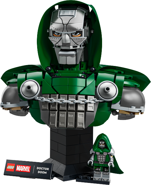 Caja de LEGO 76345 Doctor Doom Büste
