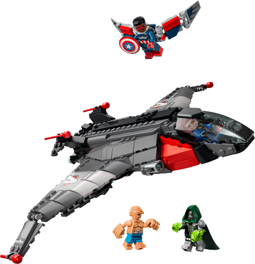 Caja de LEGO 76347 Avengers: Doomsday Quinjet