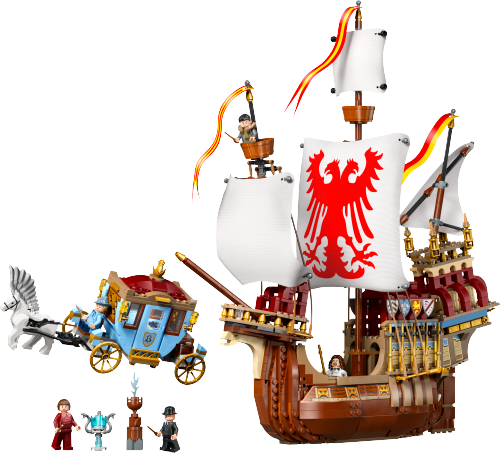 Set LEGO #76440 Torneo de los Tres Magos: Llegada