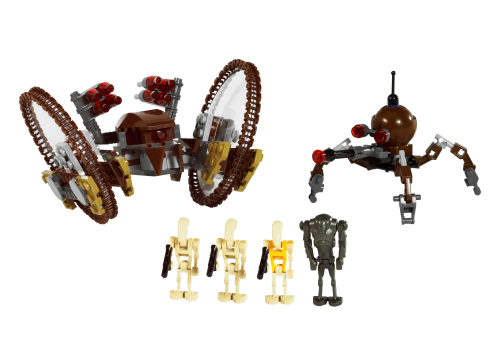 Hailfire Droid & Spider Droid™ — set LEGO 7670